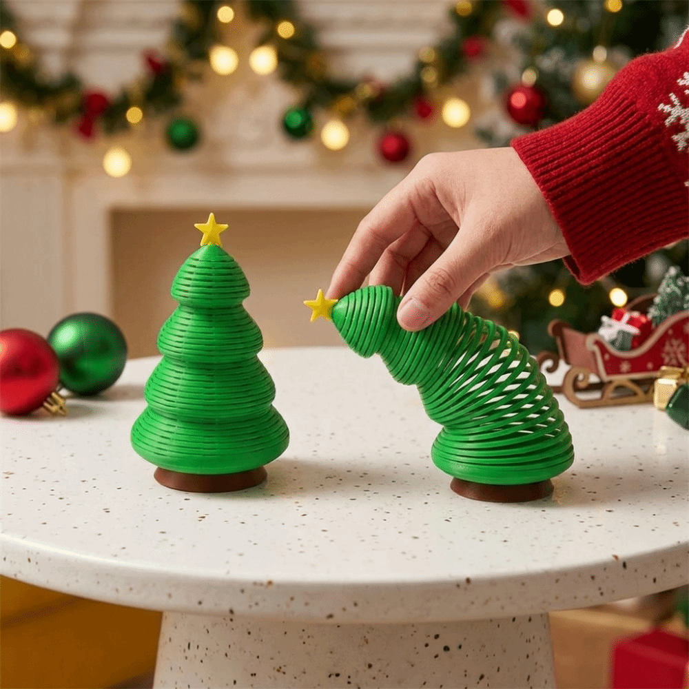 Star Tree Topper - Plastik Yaylı Noel Ağacı Figürü Bükülebilir