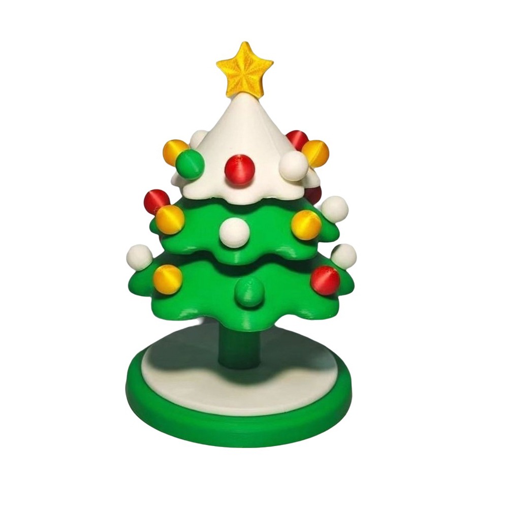 Star Tree Topper - 3D Baskılı Dans Eden Noel Ağacı,