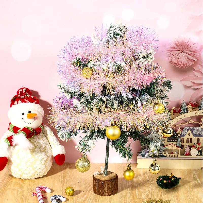 1/3/5 adet 2M pembe noel tinse - Tinsel Garland Decoration incelemesi ve fiyatı