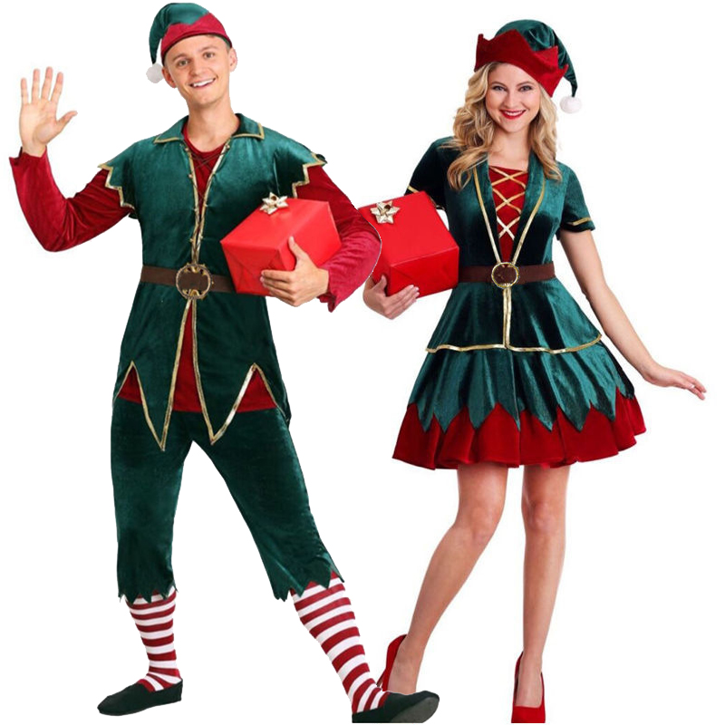 Karnaval Çifti Noel Maskotu Ko - Elf Costume Christmas incelemesi ve fiyatı