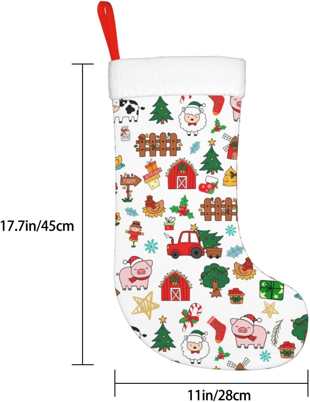 Çiftlik Hayvanları Noel Çorabı - Christmas Stocking Hanging incelemesi ve fiyatı