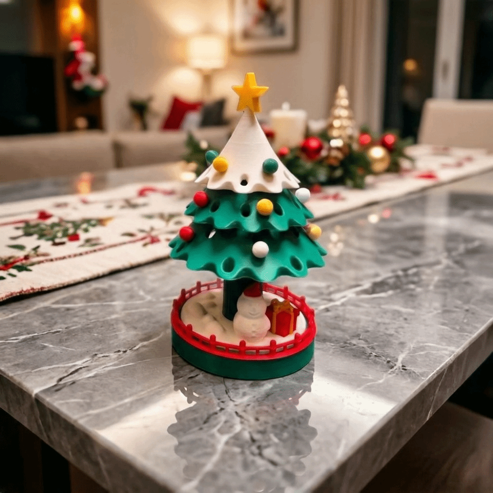3D Baskılı Dans Eden Noel Ağac - Star Tree Topper incelemesi ve fiyatı