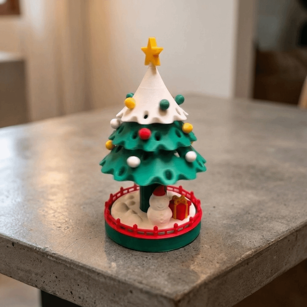 3D Baskılı Dans Eden Noel Ağac - Star Tree Topper incelemesi ve fiyatı